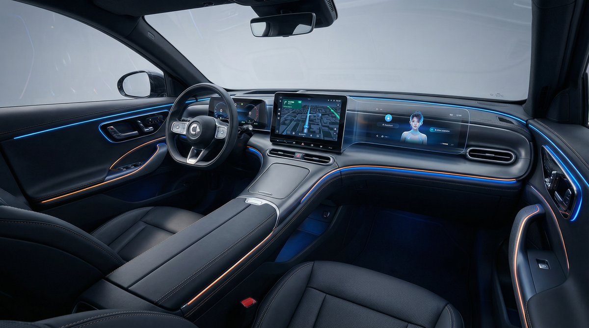 学生情侣智能座舱体验视频