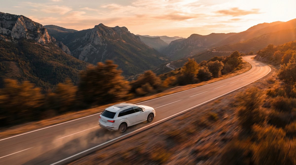 学生情侣 SUV山路驾驶视频